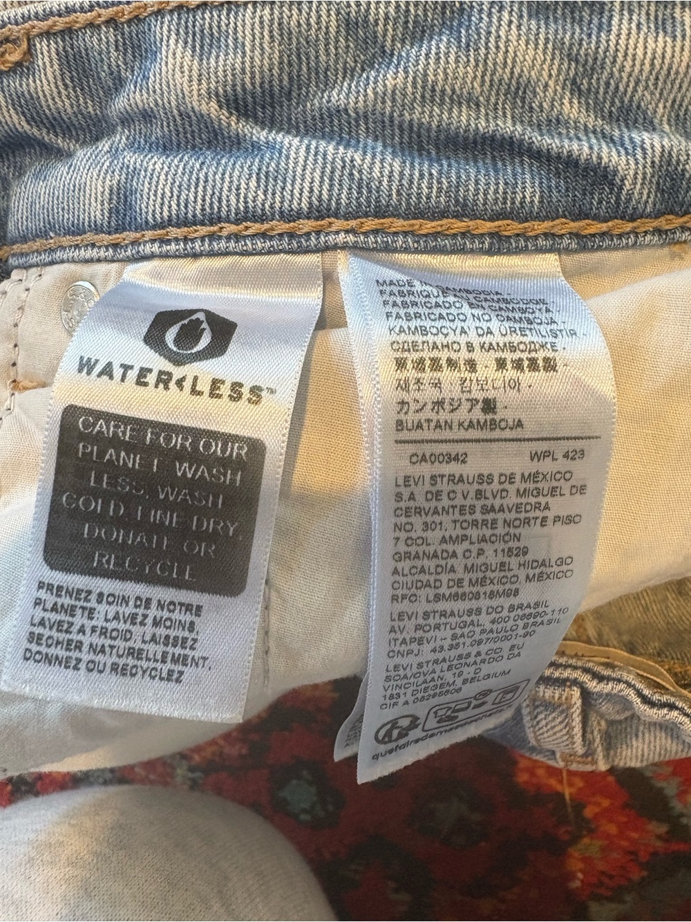 Levi’s premium Low Loose wide leg Jean size 28 - Picture 5 of 7